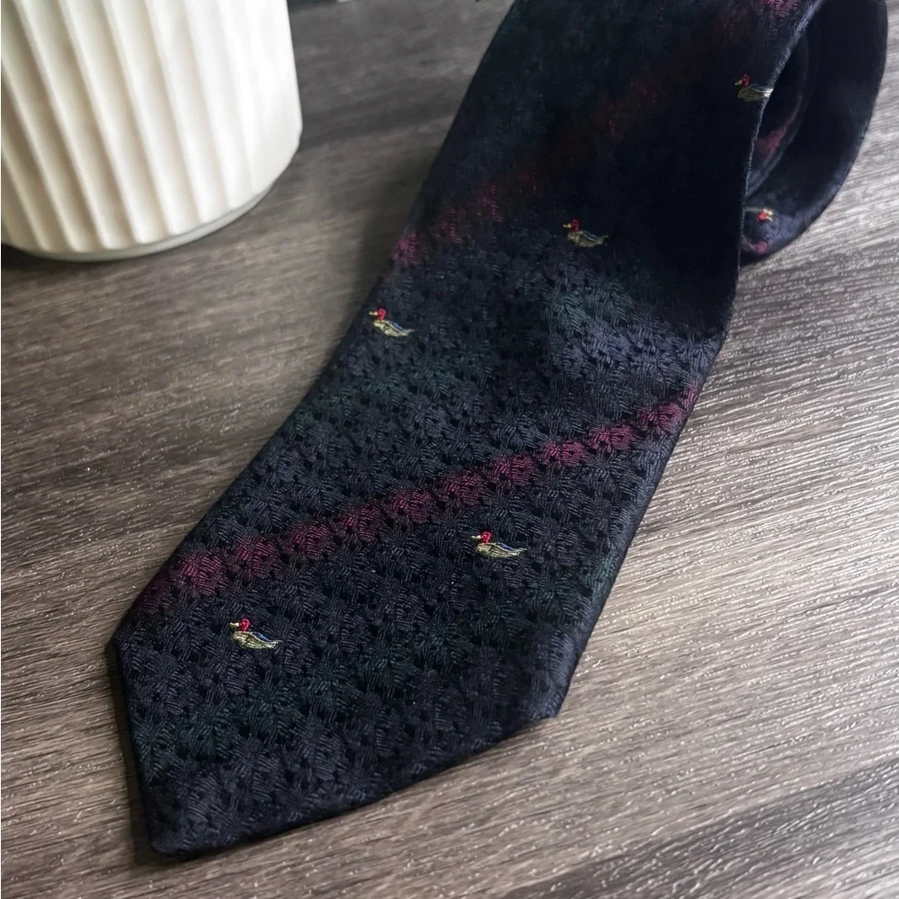 Sophisticated Black Designer Men's Tie